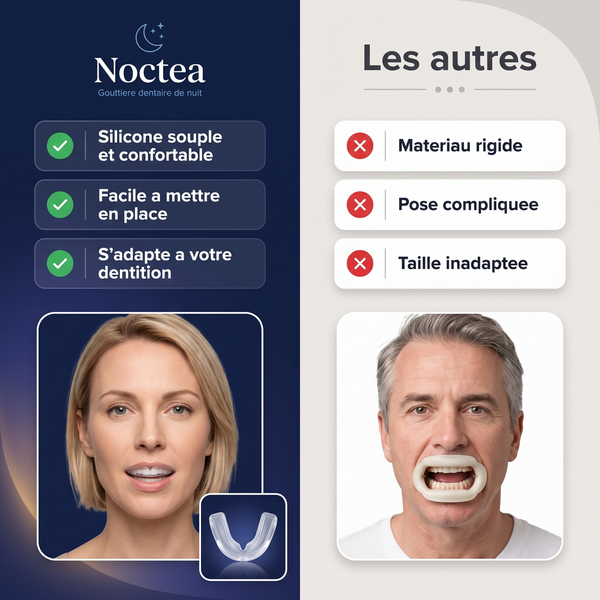 Noctea® - Gouttière Anti-Ronflement